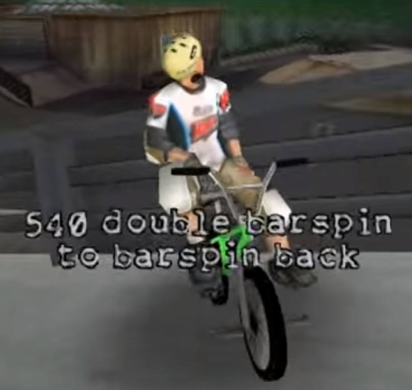 Dave Mirra Freestyle BMX Exorcist cheat